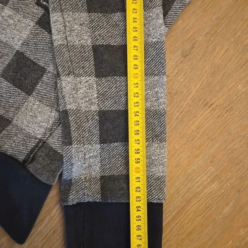 Carhartt WIP Hooded Labelle Sweat XS, grey black plaid hoodie