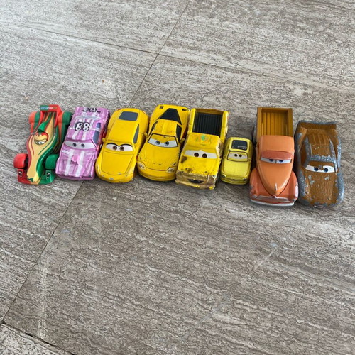 Mac Queen toy cars used, pack of over 45 pieces