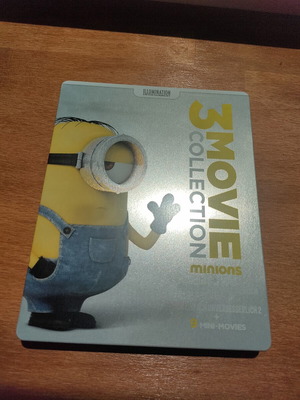 Despicable Me 1 2 Minions Steelbook Blu-Ray σαν καινούριο με αγγλικούς υπότιτλους