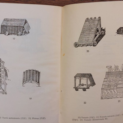 C. Julii Caesaris Comentarii De Bello Civili used, 1948 school textbook
