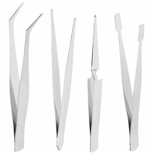 Set of 4 different KMT736 tweezers new