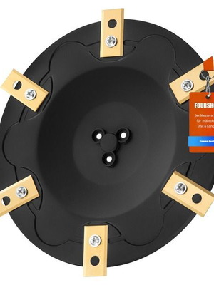 Replacement blade disc with 6 titanium-coated knives for Eufy and TerraMow robotic mowers