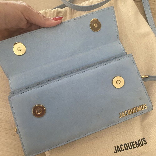 Jacquemus The Long Chiquito bag used, blue turquoise