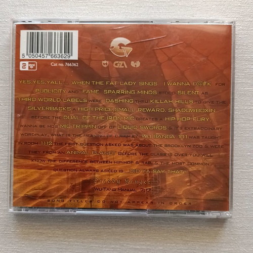 GZA/Genius Collection Of Classics CD used, hip-hop