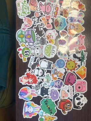 Sticker set like new, pack of 50