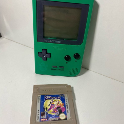 Gameboy Pocket in excellent condition with functional Darkwing Duck