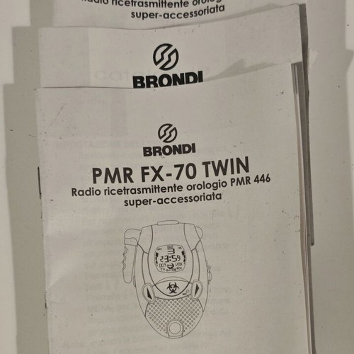 Brondi PMR FX-70 twin used walkie talkies, pack of 5