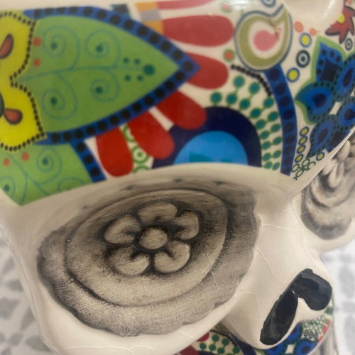 Ceramic decorative skull new