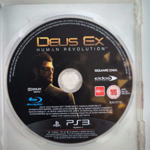 Deus Ex Human Revolution Limited Edition PS3 game like new