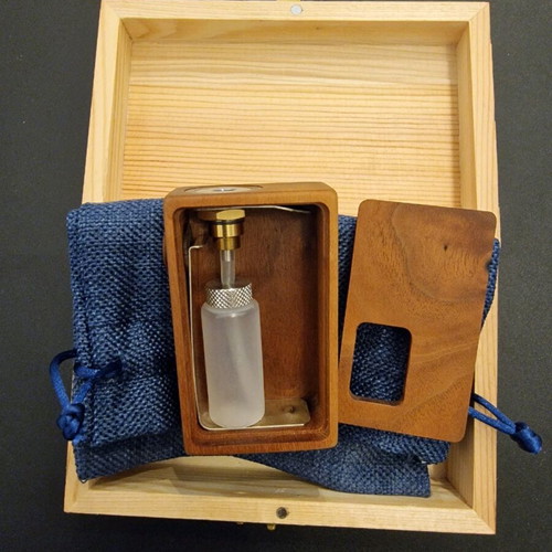 Vape Squonk Box new, custom walnut wood limited edition #27
