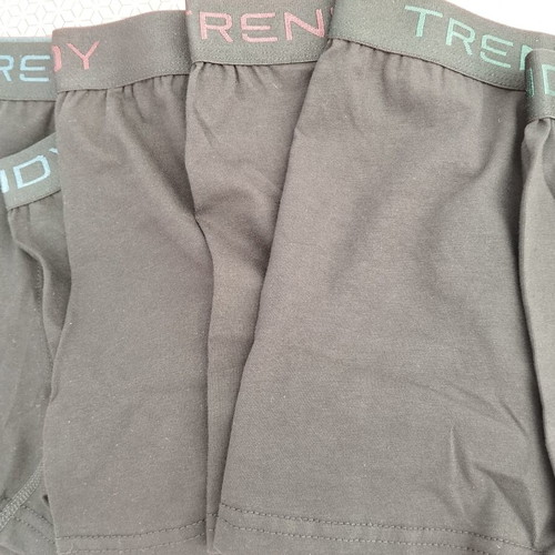 Trndy men's boxer shorts, black, various sizes