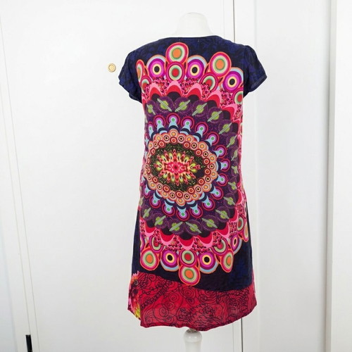 Desigual colorful mandala boho dress size M like new