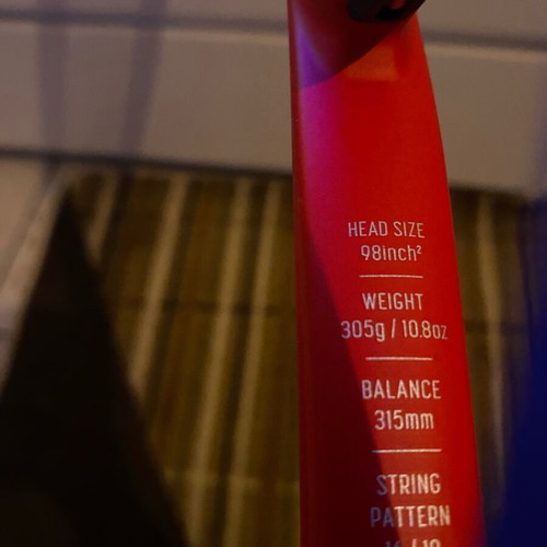 Yonex Vcore 98 tennis racket used