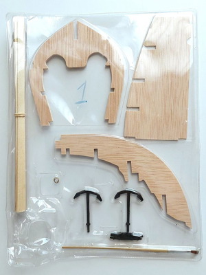 DeAgostini San Giovanni Battista wooden parts, issue 1 model ship