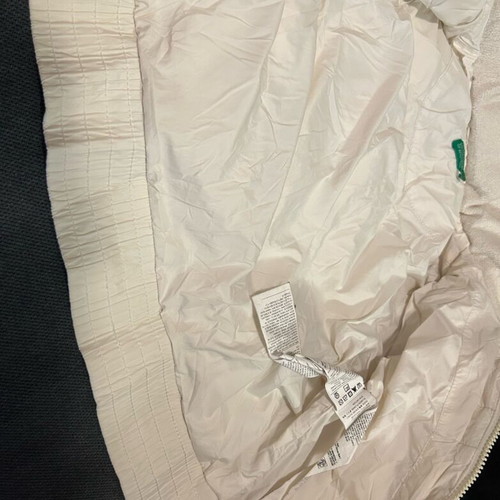 Benetton white jacket 100cm, 3 years old