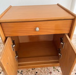Solid wood nightstand like new with one drawer