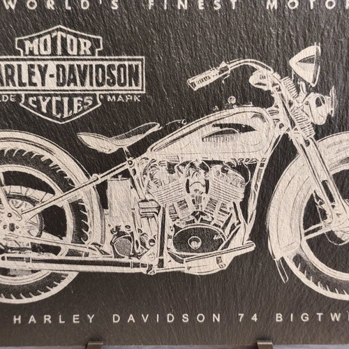 Decorative Harley-Davidson 1933 Big Twin slate plaque new
