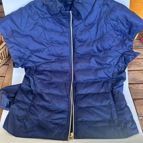 Spring vest jacket blue new, size M