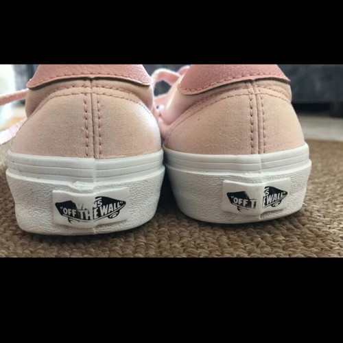 Vans pink sneakers used, size 36, athletic