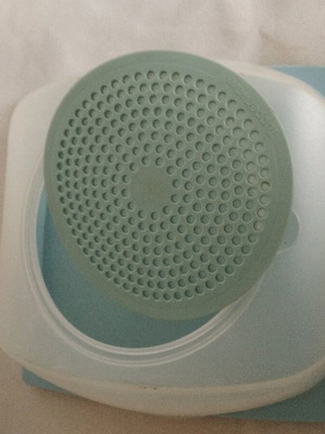 Tupperware cheese container used