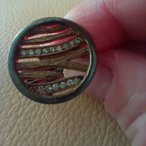 Silver 925 ring used, women's adjustable size