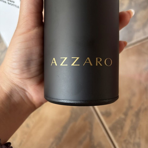 Azzaro original stainless water bottle new with box black color