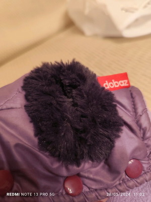 Dog jacket like new for small dogs