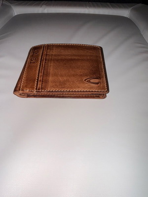 Camel Active men's leather wallet brown new