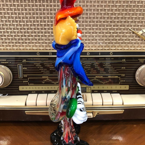 Murano clown used, 1970s, height 30.5 cm