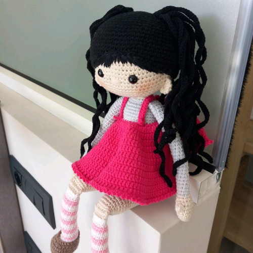 Amigurumi doll handmade new, cotton, 40 cm