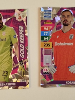 Panini Super League 2024/25 Gold Keepers cards new