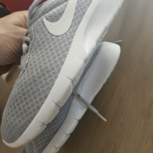 Nike athletic shoes unisex like new, gray, size 34
