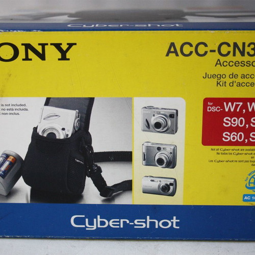 Sony Accessory Kit ACC-CN3TR Cyber-shot για DSC W7 W5 S90 S80 S60 S40 καινούργιο