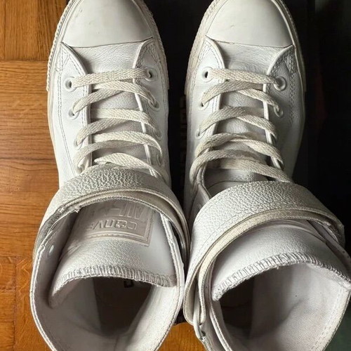 Converse All Star leather sneakers size 39 like new, white