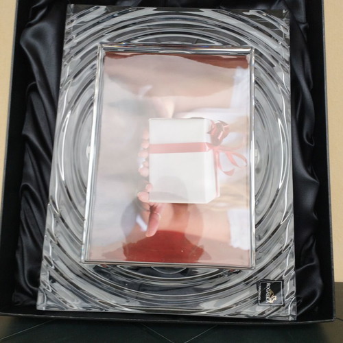 Rogaska crystal frame like new, handmade