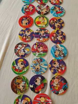 Tasty Tops 1990 collectible pogs Chester Cheetah
