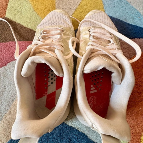 Adidas athletic shoes used, size 41, white