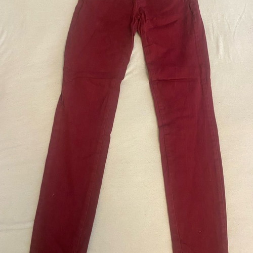 Bordeaux Zara jeans used, low-rise