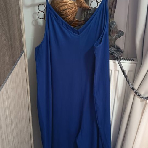 Wide Blue Jumpsuit One Size New