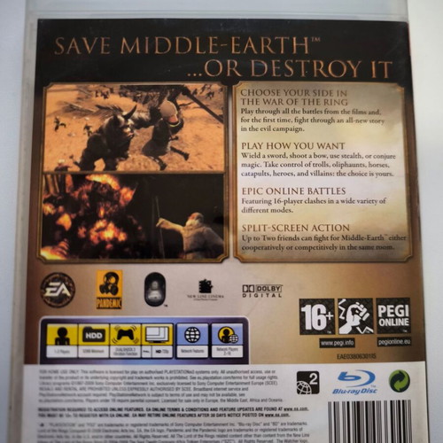 The Lord of the Rings: Conquest PS3 game like new