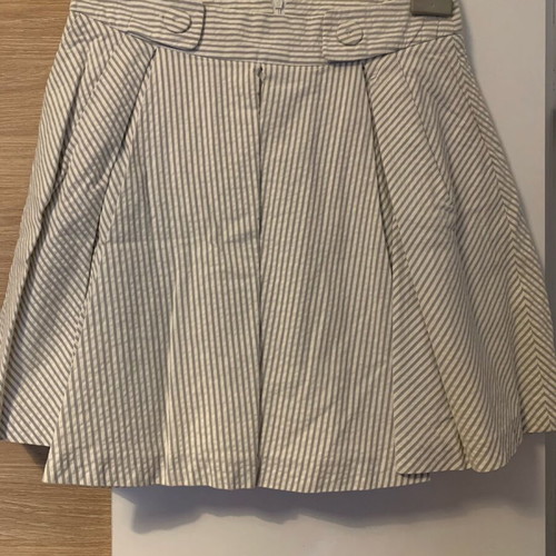 Zara cotton striped skirt size small like new