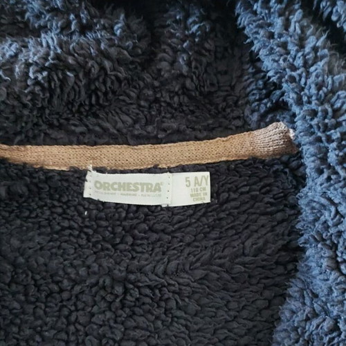 Orchestra fleece jacket like new, beige, size 110 cm