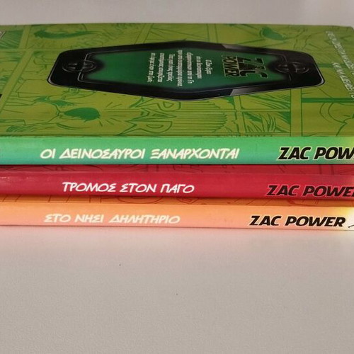 Zac Power Psychogios issues 1,2,3 like new pack