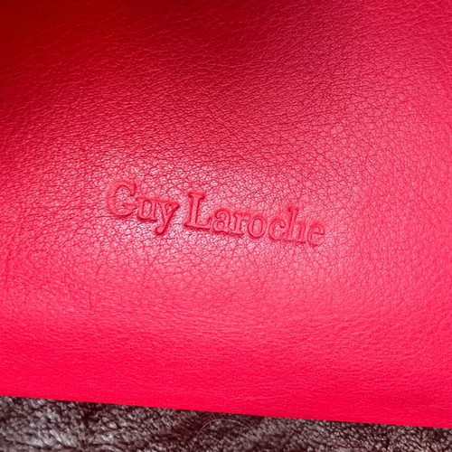 Guy Laroche shoulder bag red leather like new