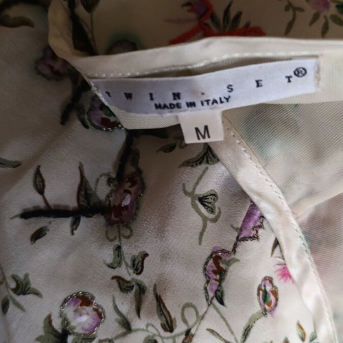 Vintage Floral Halter Midi Dress Twin-set like new, colorful
