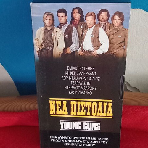 Young Guns VHS like new, western action