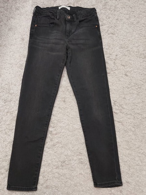 Zara jeans like new, black and grey, size 140 cm, age 10
