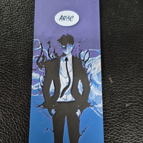 Solo Leveling Bookmark made with 3D printer new