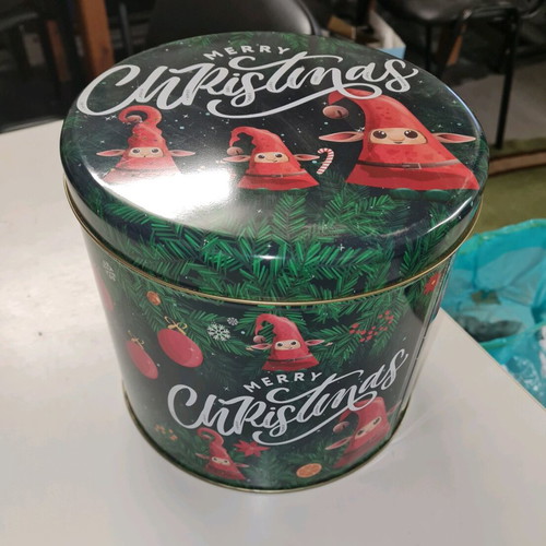 Metal box large like new with lid