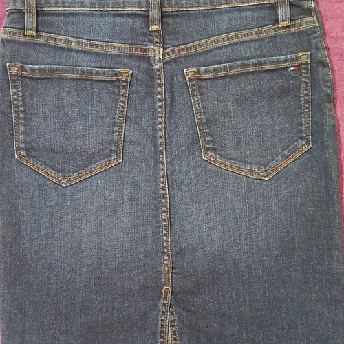 Tommy Hilfiger denim skirt like new, elastic, blue, sizes XS S